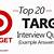 target job interview questions