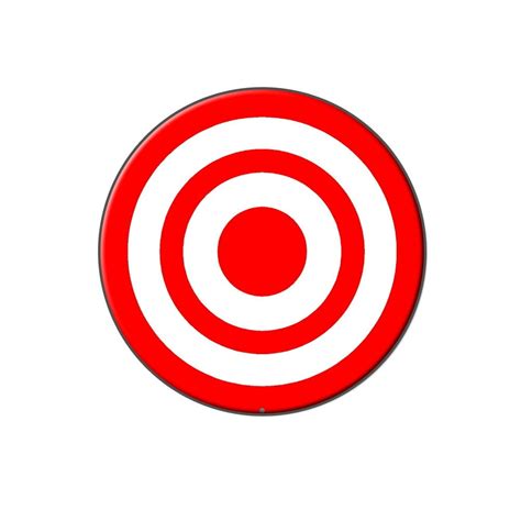 target bullseye pin name tag
