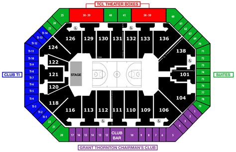 target center timberwolves map