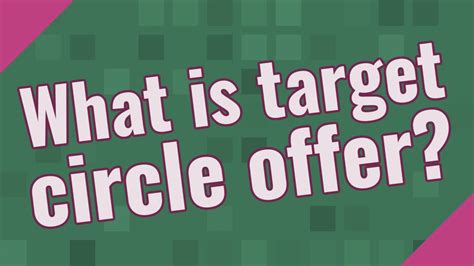 Target Circle Offer Disappeared