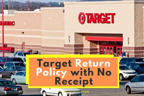 Target Electronics Return Policy No Receipt