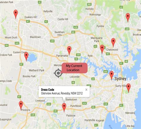 Target Nearest My Current Location