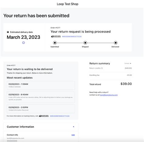 Target Online Returns Tracking