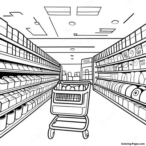 Target Store Coloring Page