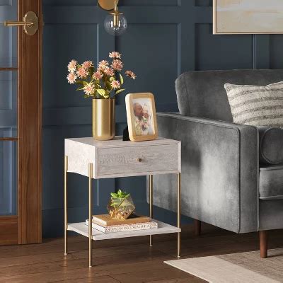 Target Threshold Marble Accent Table