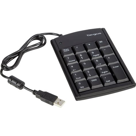 Targus PAUK10U Numeric USB Keypad with 2 Port Hub Other Office Equipment