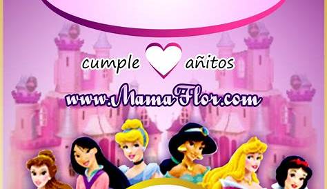 Invitaciones de Cumpleaños de Princesas Disney y Frozen | Princesas Disney