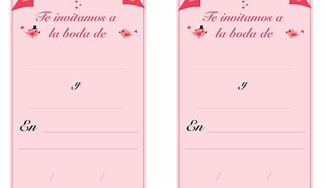 tarjetas-para-imprimir-en-color-rosa | Tarjetas para imprimir