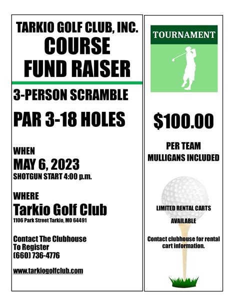 Tarkio Golf Tournament