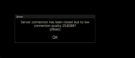 Tarkov Poor Connection Quality