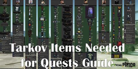 tarkov quest items list 13.5