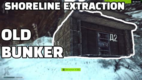 tarkov shoreline map old bunker