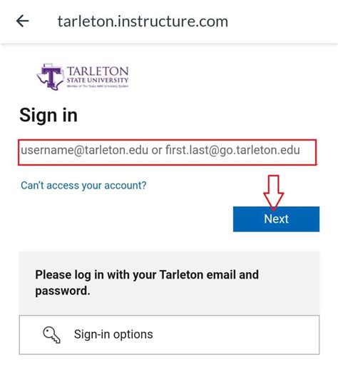 Tarleton Canvas Login Guide