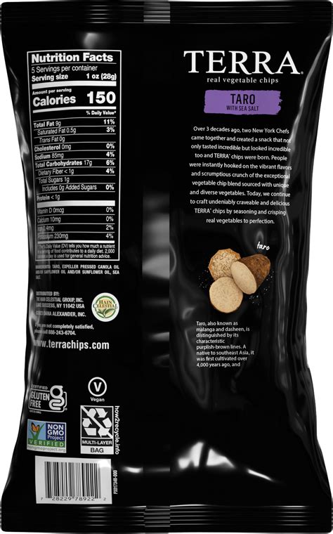 Taro Chips Calorieking