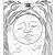 tarot card coloring pages