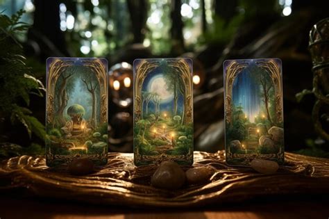 Tarot Cards Dark Forest