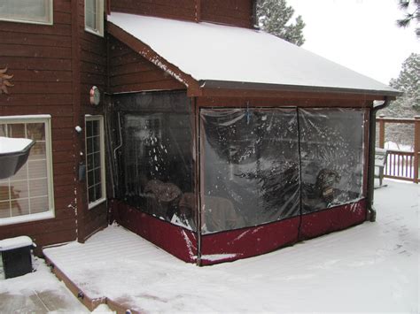 Tarp Deck For Winter