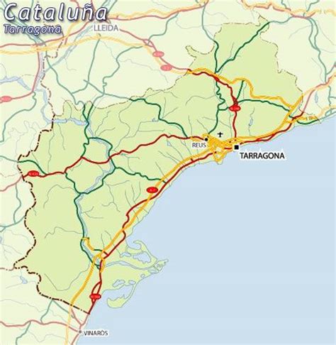 Tarragona On Map Of Spain