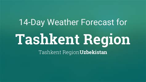 tashkent weather forecast 30 days