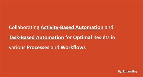 task based automation
