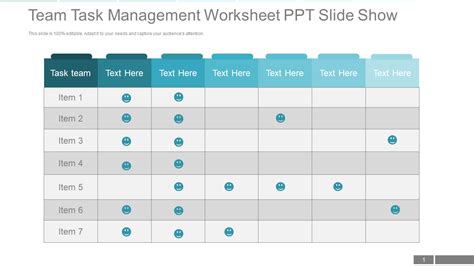task management worksheet