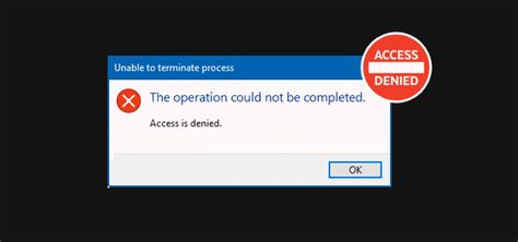 task manager cannot end process access denied