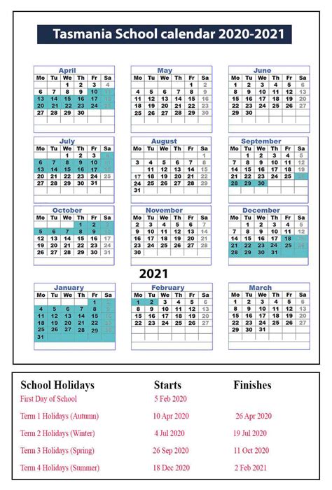 tasmanian public school holidays