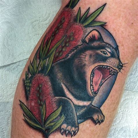 Tassie Devil Tattoo