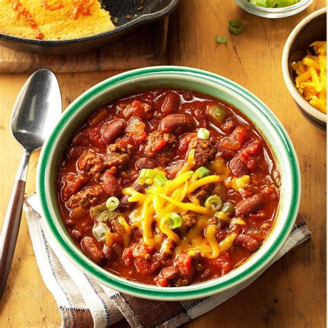 taste of home chili recipe slow cooker