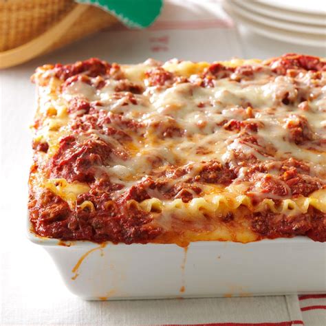 taste of home easy lasagna recipe