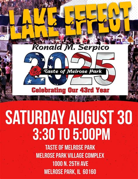 taste of melrose park 2025