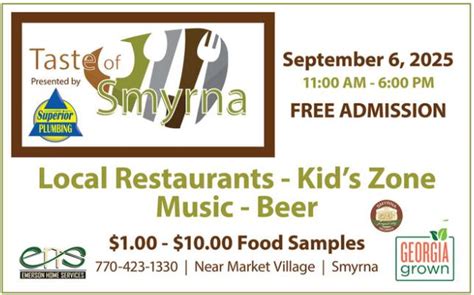 taste of smyrna 2025