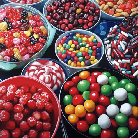 taste samples of candy