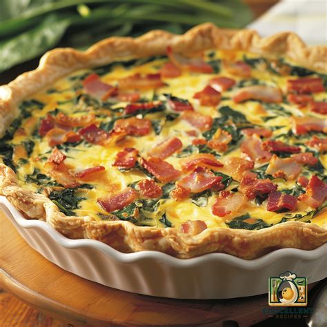 Taste Spinach Bacon Parmesan Quiche