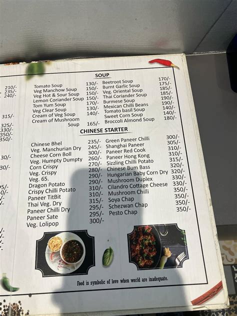 tasty touch dungri menu