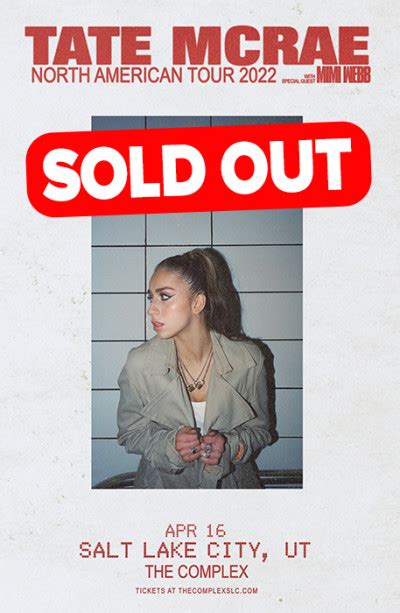 Tate McRae SLC Concert 2023: Exclusive Inside Look and Ticket Tips