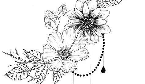 Tatouage Dessin Fleur Noir Et Blanc Le De Astuces Idées Pour Apprendre