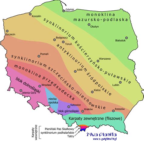 tatry na mapie polski