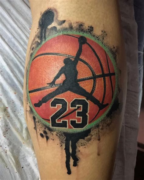 Powerful Tattoo Basketball Designs Ideas