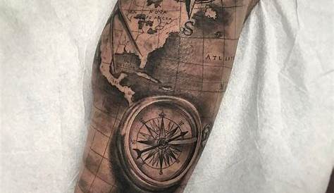 Pin by Diego Alejandro Tattoo on Brujulas y relojes tattoo