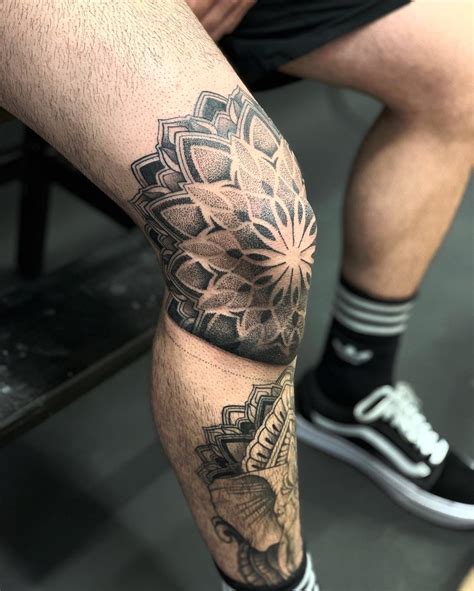Inspiring Tattoo Design On Knees Ideas