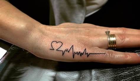 Cool Heartbeat Tattoo Tattoos Piercings Tattoos Ekg Tattoo