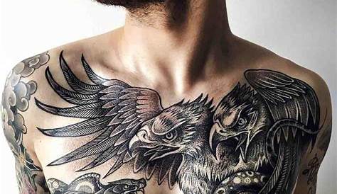 Wing Chest Tattoo