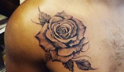 Tattoo En El Hombro Para Hombres Rosas Tatuajes De Tatuantes