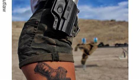 Tattoo Hand Female Gun Pin On Inspo