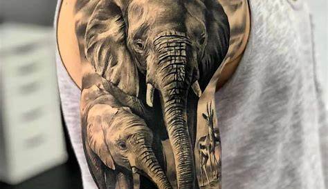 【Tatuajes de elefantes】🐘 Significado y mejores diseños
