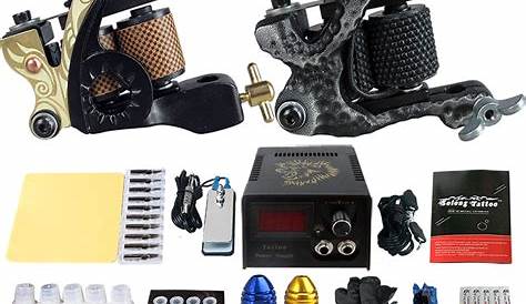 Rotary Tattoo Kit Tattoo Machine Set with Color Inks professional