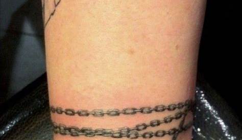 Kette mit Kreuz Unterarm Tattoo Band tattoo designs
