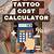 tattoo price calculator