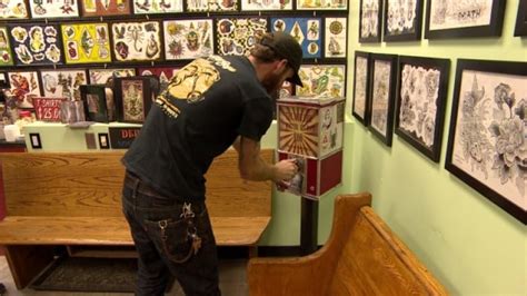 Controversial Tattoo Shops With Gumball Machine References
